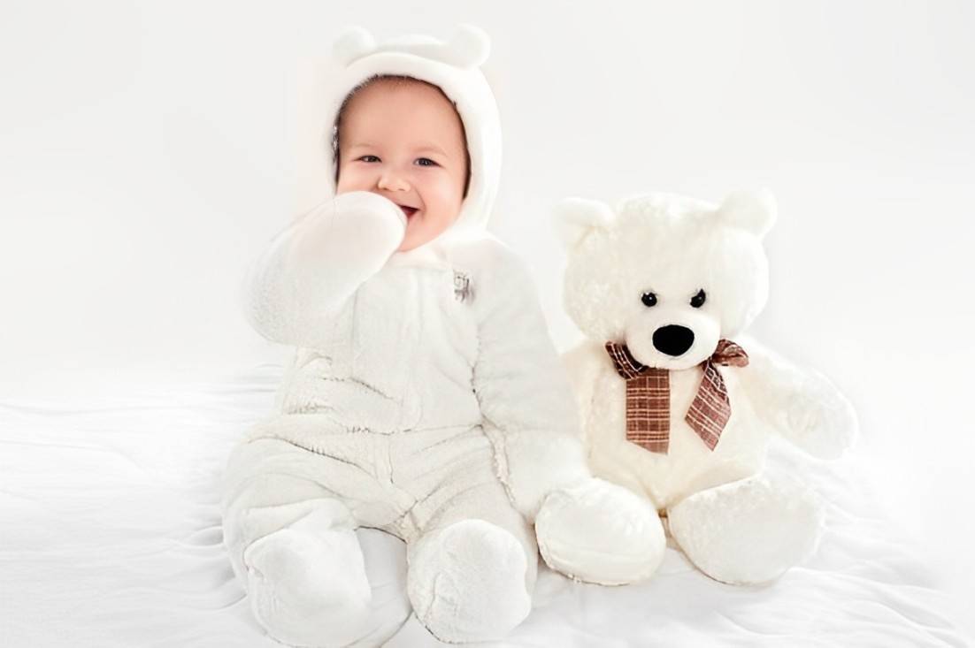 thesparkshop.in:product/bear-design-long-sleeve-baby-jumpsuit, Introducing the Adorable Bear Design Long Sleeve Baby Jumpsuit